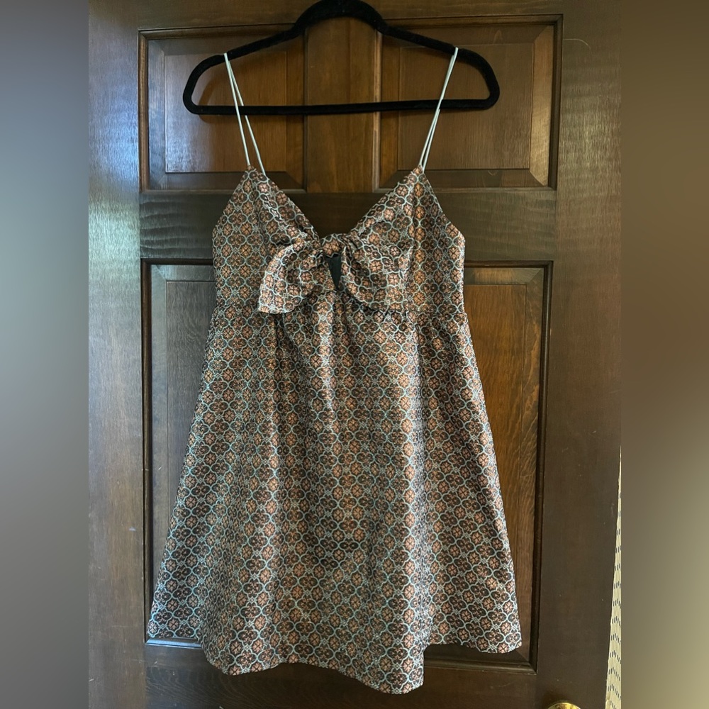 Alice + Olivia Waterfall Multi Bow Dress